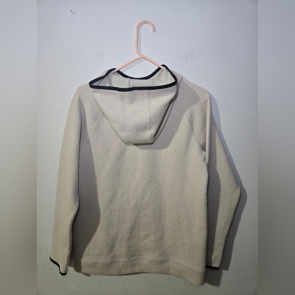 Old Navy Active Dynamic Fleece Cream Pullover Hoodie Women's XL Long Sleeve - Picture 2 of 6